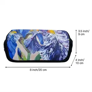 Irises Pen Bag (Two Compartments)