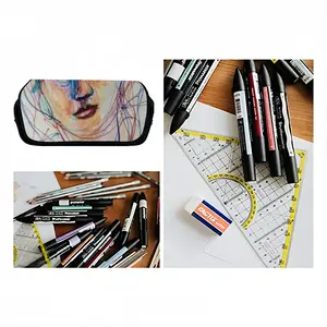 Please Wait For Me Pen Bag (Two Compartments)