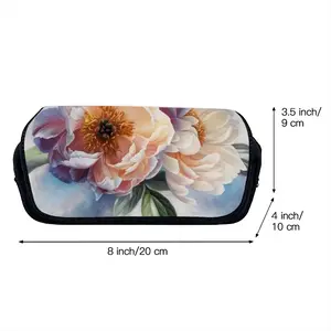 Beauty Of Peonies Pen Bag (Two Compartments)