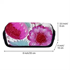 Peony Blossom Pen Bag (Two Compartments)