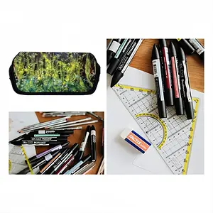 Morning Forest Pen Bag (Two Compartments)