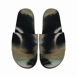 Men Bronze Animal Eye Slip On Slippers