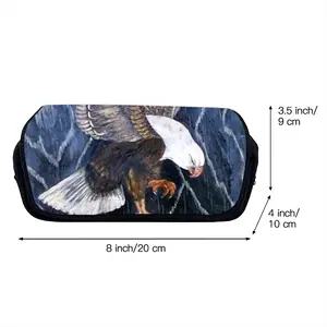 Eagle Scratch Pen Bag (Two Compartments)