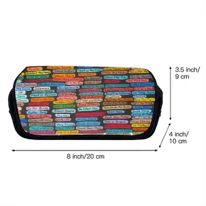 Train Of Thought Pen Bag (Two Compartments)