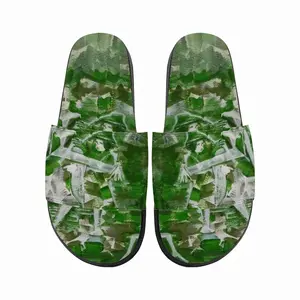 Men Into The Green Slip On Slippers