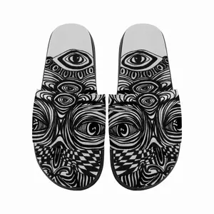 Men Owl Spirit Animal Slip On Slippers