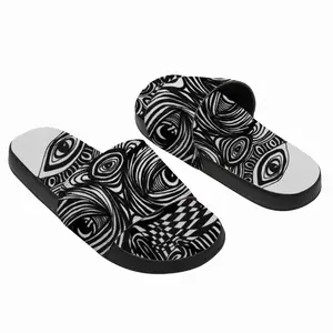 Men Owl Spirit Animal Slip On Slippers