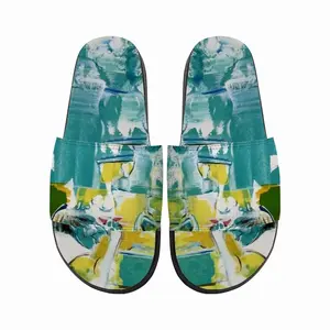 Men Green Point Slip On Slippers