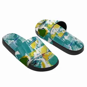 Men Green Point Slip On Slippers