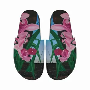 Men Spirit Of Cymbidium Slip On Slippers