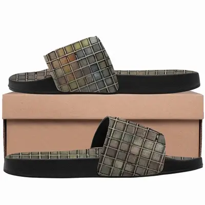 Men Grid Series (Pastel) Slip On Slippers