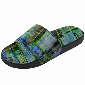 Men Canning Cannabis Control Slip On Slippers