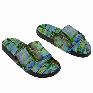 Men Canning Cannabis Control Slip On Slippers