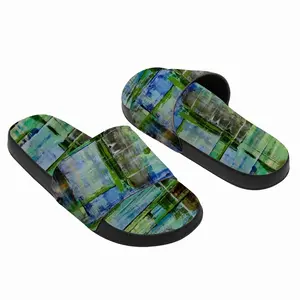 Men Canning Cannabis Control Slip On Slippers