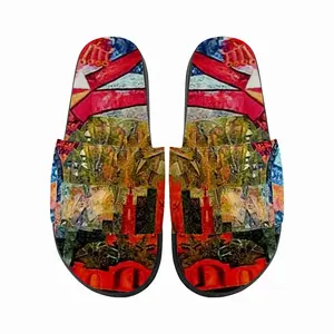 Men Princess Fox Slip On Slippers