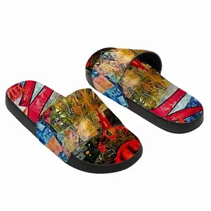 Men Princess Fox Slip On Slippers