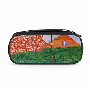 Verdant Curtain Pencil Case Bags (Handbag)