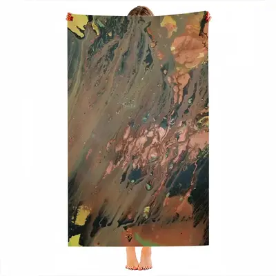 Bronze Abstraction Beach Towel