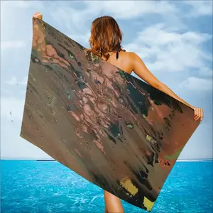 Bronze Abstraction Beach Towel