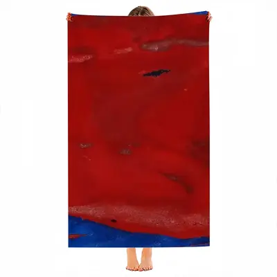 Upside-Down-Transgenic-Bleeding Heart Beach Towel