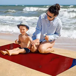 Upside-Down-Transgenic-Bleeding Heart Beach Towel