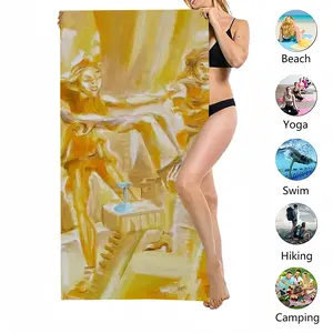 Sous-Sol Beach Towel