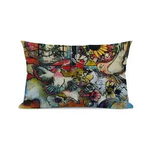 Postcard Polyester Pillow (Rectangle, Multi-Size)