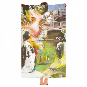 Truck Stop Beach Towel