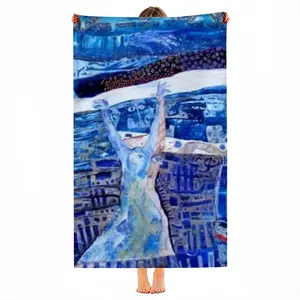 True Blue Beach Towel