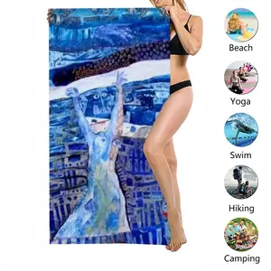 True Blue Beach Towel