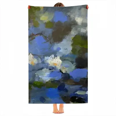 Water Lilies Beach Towel