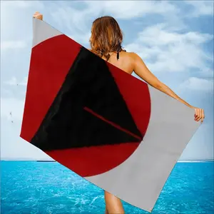 Pubic Flag Japan Beach Towel