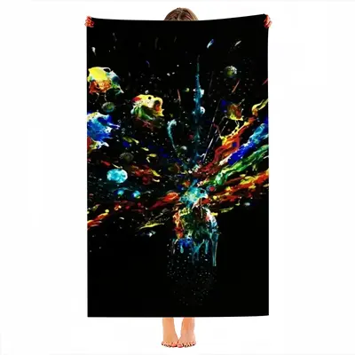 Dancing Cells K Beach Towel