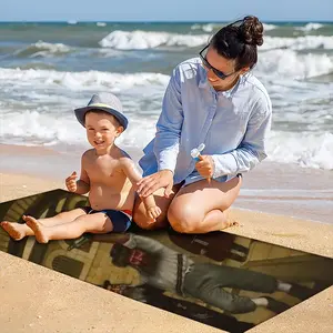 Purim In Jerusalem Beach Towel