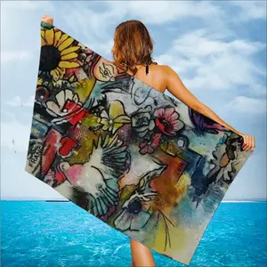 Postcard Beach Towel