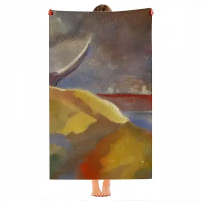 Bull Entering The Bullring In Camargue Beach Towel