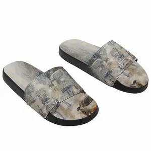 Men Snowy Day Slip On Slippers