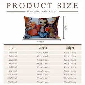 Cha Cha Cha Polyester Pillow (Rectangle, Multi-Size)