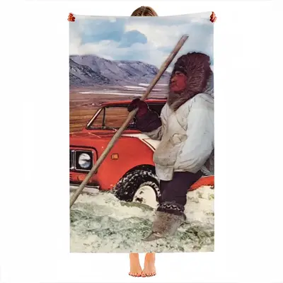 Scout Leads The Way Beach Towel