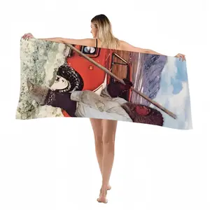 Scout Leads The Way Beach Towel