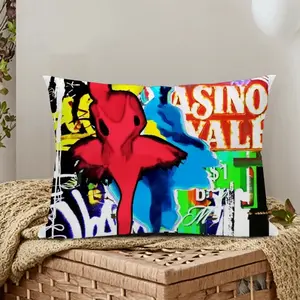 Casino Royale Polyester Pillow (Rectangle, Multi-Size)