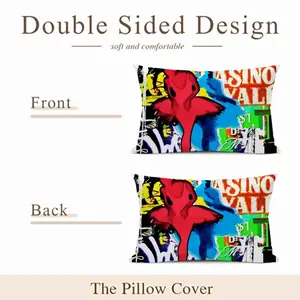 Casino Royale Polyester Pillow (Rectangle, Multi-Size)