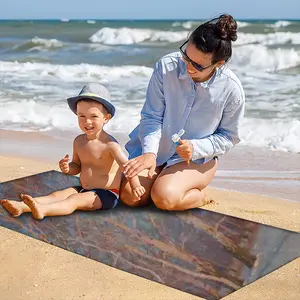 Frosty Evening Beach Towel