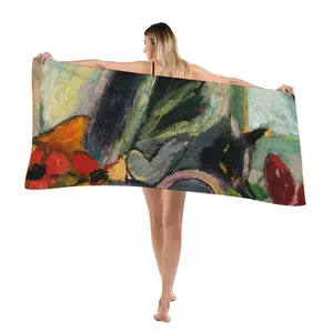 The Cat Cleopatra Beach Towel