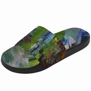 Men Jungle In Blue Slip On Slippers