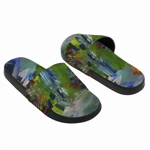 Men Jungle In Blue Slip On Slippers