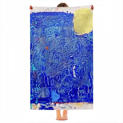 The Sun Of The Night Beach Towel