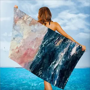 Sunset Sea Beach Towel