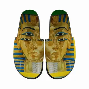 Men Tut Bluebird And Watermelon Slip On Slippers