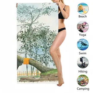 The Sacred Branch Beach Towel